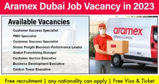 Aramex Careers 2023: UAE-KSA-Kuwait-Egypt-Australia-UK