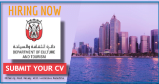 Department of Culture and Tourism Careers Opportunities